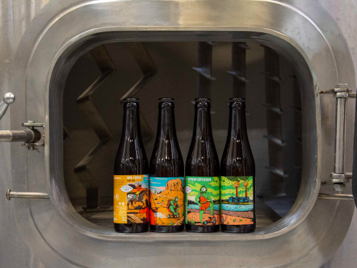 quatre bouteilles de la brasserie artisanale tricyclhop