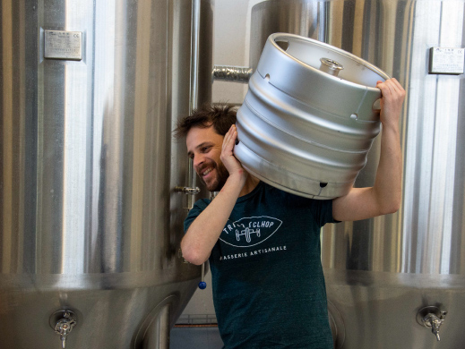 brasseur et fut de la brasserie artisanale tricyclhop